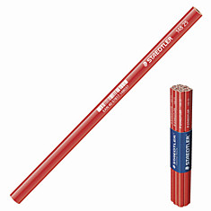 Карандаш столярный STAEDTLER (Германия) 1 шт. HB грифель 5х2 мм длина 243 мм корпус красный 148 25