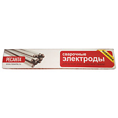 Электроды сварочные МР-3 РЕСАНТА диаметр 4 мм пачка 3 кг 71/6/25