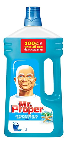 Средство для мытья полов и стен Mr.Proper "Океан", 1л