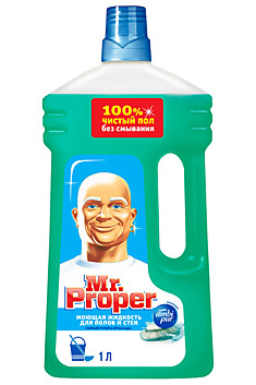 Средство для мытья полов и стен Mr.Proper "Горный ручей и прохлада", 1л