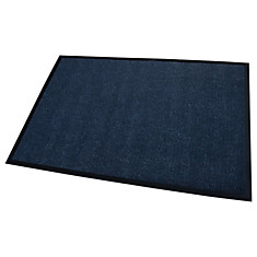 Коврик входной ворсовый влаго-грязезащитный FLOORTEX 80х120 см ворс 45 мм основа 25 мм темно-синий FC480120VALBL