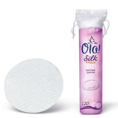 Ватные диски 120 шт. OLA-Silk Sense двусторонние 0052 3480