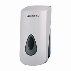Диспенсер для дезинфицирующих средств KSITEX наливной белый 1 л DD-1068A