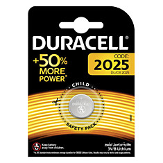 Батарейка DURACELL CR2025 Lithium 1 шт. в блистере 3 В 81575096