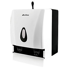 Диспенсер для полотенец KSITEX (Система H3/Н1) ZZ (V) и в рулонах белый ТН-8218A