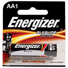 Батарейка ENERGIZER Power AA LR6 1шт. АЛКАЛИНОВАЯ в блистере 15 В (работает до 10 раз дольше) E300140300