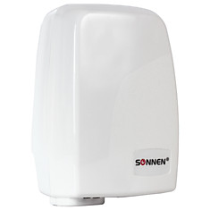 Сушилка для рук SONNEN HD-120 1000 Вт время сушки 30 секунд пластиковый корпус белый 604190