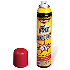 Средство от насекомых 200 мл ДИХЛОФОС MR.VOLT (Мистер Вольт) аэрозоль