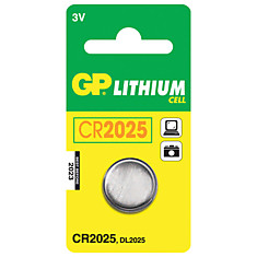 Батарейка GP Lithium CR2025 литиевая 1 шт. в блистере