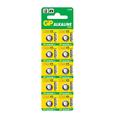 Батарейка GP Alkaline A76 (G13 LR44) алкалиновая 1 шт. в блистере (отрывной блок)