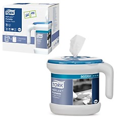 Диспенсер для полотенец TORK (M4) Reflex переносной (стартовый набор с полотенцем) белый 473126