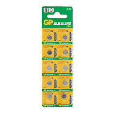 Батарейка GP Alkaline 192 (G3 LR41) алкалиновая 1 шт. в блистере (отрывной блок) 4891199015533