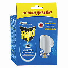 Средство от насекомых фумигатор  жидкость RAID (Рейд) 30 ночей 685403