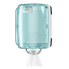 Диспенсер для полотенец TORK (Система M2) Performance с центральной вытяжкой голубой 659000