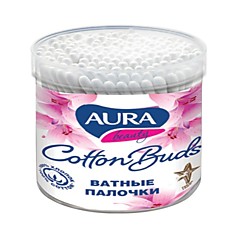 Ватные палочки 200 шт. AURA пластиковый стакан 635964426359