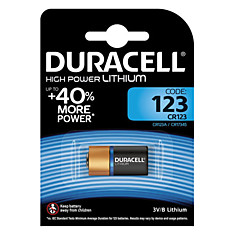 Батарейка DURACELL Ultra CR123 Lithium 1 шт. в блистере 3 В 75058646