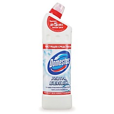 Средство для уборки туалета 1 л DOMESTOS (Доместос) Эксперт сила 7 Ультра Белый