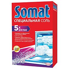 Средство для мытья посуды в посудомоечных машинах 15 кг SOMAT (Сомат) соль С эффектом защиты 2117881