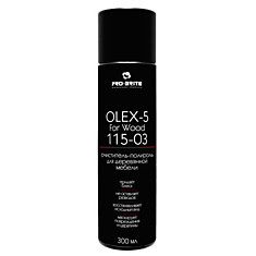 Полироль-пена для мебели 300 мл PRO-BRITE OLEX-5 For Wood очищает придаёт блеск аэрозоль 115-03