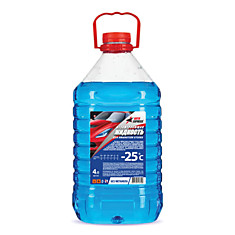 Жидкость незамерзающая 4 л AUTO EXPRESS до -25С на основе изопропилового спирта (безопасная) ПЭТ AE1125