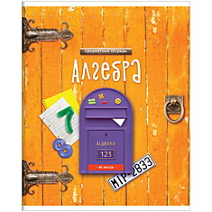 Тетрадь предметная 48л. ArtSpace "Ключ к знаниям" - Алгебра, ТВИН-лак, конгрев