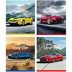 Тетрадь 48л., А5, клетка BG "Luxury style", эконом