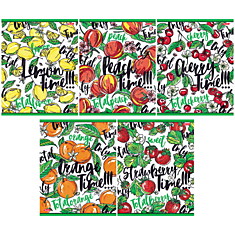 Тетрадь 60л., А5, клетка Hatber "Fruit Time"