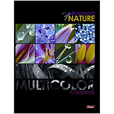 Тетрадь на кольцах А5, 240л., (3 блока) Hatber "Multicolor"