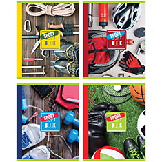 Тетрадь 80л., А5, клетка BG "Sport"