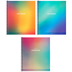 Тетрадь 80л., А5, клетка на гребне ArtSpace "Моноколор. Soft design", матовая ламинация