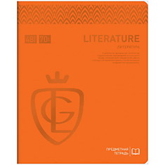 Тетрадь предметная 48л. Greenwich Line "Royal Book" - Литература, ламинация, выб. уф-лак, 70г/м2
