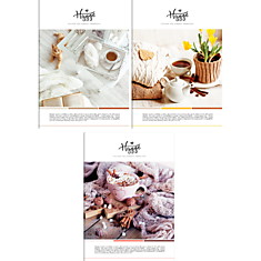 Тетрадь 96л., А4, клетка ArtSpace "Стиль. Hygge things", ВД-лак