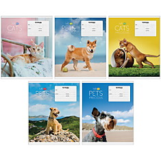 Тетрадь 18л., клетка ArtSpace "Питомцы. My pets"