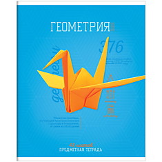 Тетрадь предметная 48л. ArtSpace "Предметный мир" - Геометрия, ТВИН-лак
