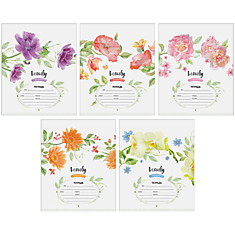 Тетрадь 12л., косая линия ArtSpace "Цветы. Beauty in flower"