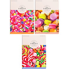 Тетрадь 80л., А4, клетка ArtSpace "Стиль. Funny sweets", ВД-лак