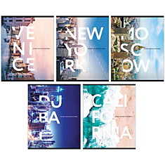 Тетрадь 48л., А5, клетка ArtSpace "Путешествия. Reverse your idea", глянцевый УФ-лак