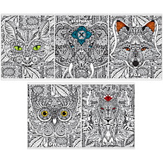 Тетрадь 48л., А5, клетка Hatber "Doodle Art"