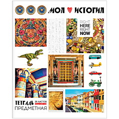 Тетрадь предметная 36л. ArtSpace "Копилка знаний" - История, ВД-лак