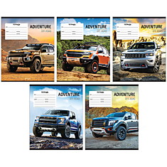 Тетрадь 12л., узкая линия ArtSpace "Авто. Off-road adventures"