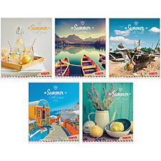 Тетрадь 48л., А5, клетка ArtSpace "Стиль. Summer. Cool time"
