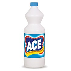 Средство для отбеливания и чистки тканей 1 л ACE (Ас) для белой ткани