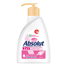 Мыло жидкое 250 мл ABSOLUT (Абсолют) Нежное антибактериальное дозатор 5007 5061