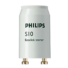 Стартеры для люминесцентных ламп PHILIPS S10 комплект 25 шт. 4-65 W 220-240 V (одноламповая схема подключения)