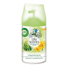 Сменный баллон 250 мл AIRWICK LifeScents Первый день весны для автоматических освежителей универсальный 3024887