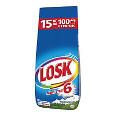 Стиральный порошок-автомат 15 кг LOSK (Лоск) Горное озеро