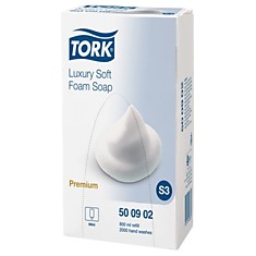 Картридж с жидким мылом-пеной одноразовый TORK (Система S3) Premium 08 л 500902