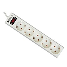 Сетевой фильтр DEFENDER ES 5 розеток 5 м белый 99483