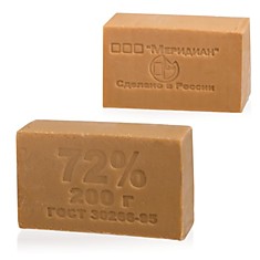 Мыло хозяйственное 72 200 г МЕРИДИАН без упаковки