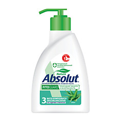 Мыло жидкое 250 мл ABSOLUT (Абсолют) Алоэ антибактериальное дозатор 5009 5064